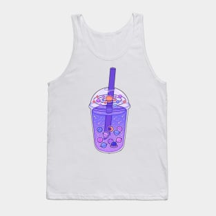 Space Celestial Boba Tank Top